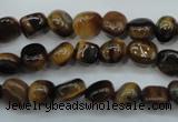 CTE96 15.5 inches 6*9mm nuggets yellow tiger eye beads wholesale