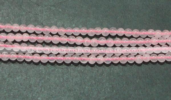 CTG07 15.5 inches 3mm round tiny rose quartz beads wholesale