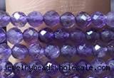 CTG1022 15.5 inches 2mm faceted round tiny amethyst beads