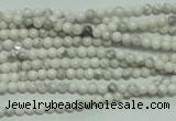 CTG105 15.5 inches 2mm round tiny white turquoise beads wholesale