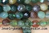 CTG1116 15.5 inches 3mm faceted round tiny Indian agate beads