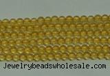 CTG116 15.5 inches 2mm round tiny citrine gemstone beads wholesale