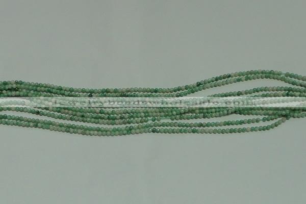 CTG125 15.5 inches 2mm round tiny Qinghai jade beads wholesale