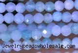 CTG1307 15.5 inches 2mm faceted round amazonite beads wholesale