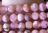 CTG1322 15.5 inches 3mm faceted round rhodochrosite beads wholesale