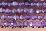 CTG1341 15.5 inches 2mm faceted round amethyst gemstone beads