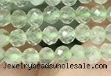 CTG1347 15.5 inches 3mm faceted round prehnite beads wholesale