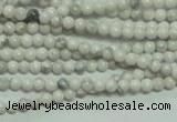 CTG135 15.5 inches 3mm round tiny white turquoise beads wholesale