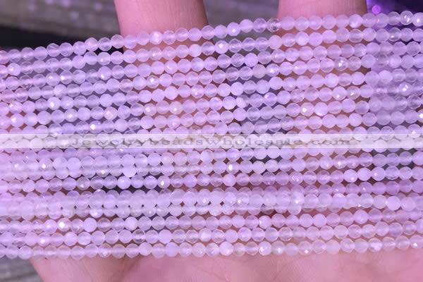 CTG1351 15.5 inches 2mm faceted round white moonstone beads