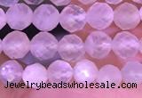 CTG1352 15.5 inches 4mm faceted round white moonstone beads