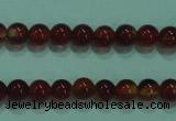 CTG14 15.5 inch 3mm round B grade tiny red agate beads wholesale