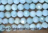 CTG1421 15.5 inches 2mm faceted round larimar beads wholesale