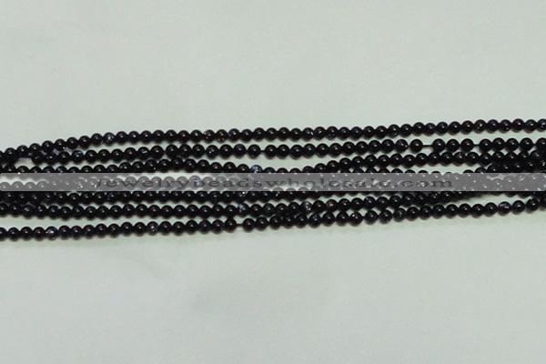 CTG143 15.5 inches 3mm round tiny blue goldstone beads wholesale