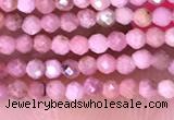 CTG1431 15.5 inches 2mm faceted round Chinese rhodochrosite beads