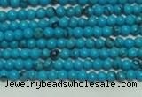 CTG144 15.5 inches 3mm round tiny blue turquoise beads wholesale