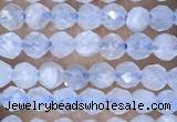 CTG1441 15.5 inches 2mm faceted round aquamarine beads wholesale