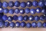 CTG1448 15.5 inches 2mm faceted round sapphire beads wholesale