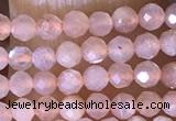 CTG1453 15.5 inches 2mm faceted round moonstone beads wholesale