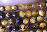 CTG1465 15.5 inches 2mm faceted round yellow tiger eye beads