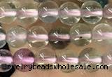 CTG1588 15.5 inches 4mm round fluorite gemstone beads wholesale