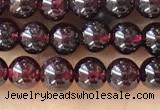 CTG1597 15.5 inches 4mm round red garnet beads wholesale