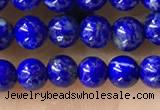 CTG1598 15.5 inches 4mm round lapis lazuli beads wholesale