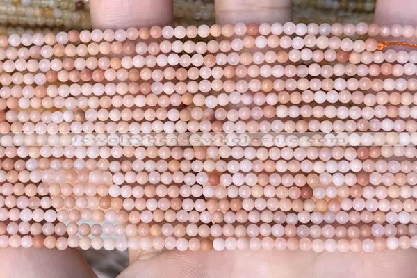 CTG2000 15 inches 2mm,3mm round pink aventurine jade beads