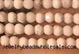 CTG2148 15 inches 2mm,3mm & 4mm faceted round white howlite beads