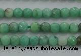 CTG225 15.5 inches 3mm faceted round tiny grass agate beads