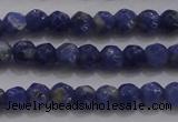 CTG227 15.5 inches 3mm faceted round tiny sodalite gemstone beads