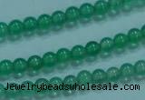 CTG24 15.5 inch 3mm round tiny pale green agate beads wholesale