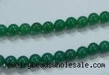 CTG25 15.5 inches 4mm round tiny green agate beads wholesale