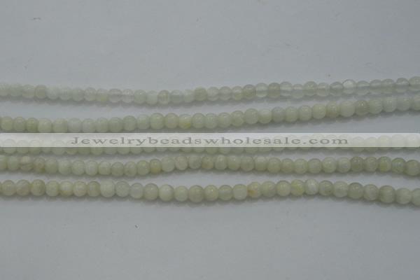 CTG256 15.5 inches 3mm round tiny white moonstone beads