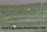 CTG302 15.5 inches 3mm faceted round ting prehnite agate beads