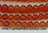 CTG37 15.5 inches 2mm round grade A tiny red agate beads wholesale