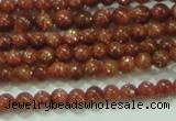 CTG40 15.5 inches 2mm round tiny goldstone beads wholesale