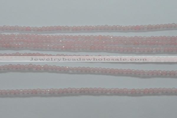 CTG401 15.5 inches 2mm faceted round tiny dyed candy jade beads