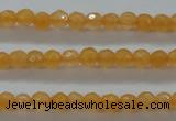 CTG407 15.5 inches 2mm faceted round tiny dyed candy jade beads