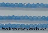 CTG409 15.5 inches 2mm faceted round tiny dyed candy jade beads