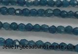 CTG410 15.5 inches 2mm faceted round tiny dyed candy jade beads