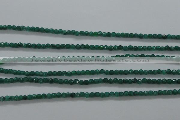 CTG414 15.5 inches 2mm faceted round tiny dyed candy jade beads