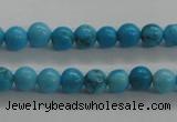 CTG441 15.5 inches 3mm round tiny natural turquoise beads wholesale