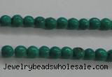 CTG442 15.5 inches 3mm round tiny natural turquoise beads wholesale