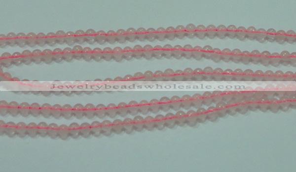 CTG49 15.5 inches 2mm round tiny rose quartz beads wholesale