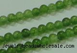 CTG63 15.5 inches 2mm round tiny dyed white jade beads wholesale