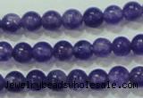 CTG65 15.5 inches 3mm round tiny dyed white jade beads wholesale