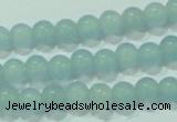 CTG66 15.5 inches 3mm round tiny dyed white jade beads wholesale