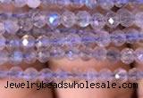 CTG701 15.5 inches 3mm faceted round tiny labradorite beads