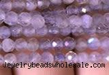 CTG702 15.5 inches 4mm faceted round tiny labradorite beads