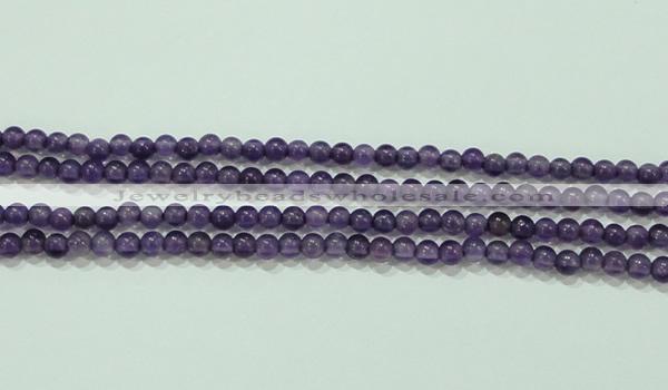 CTG73 15.5 inches 3mm round grade A tiny amethyst beads wholesale